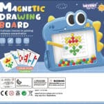 WOOPIE Tablica Magnetyczna dla Dzieci Montessori MagPad Dinozaur - 008