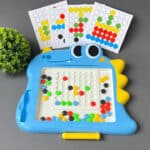 WOOPIE Tablica Magnetyczna dla Dzieci Montessori MagPad Dinozaur - 011