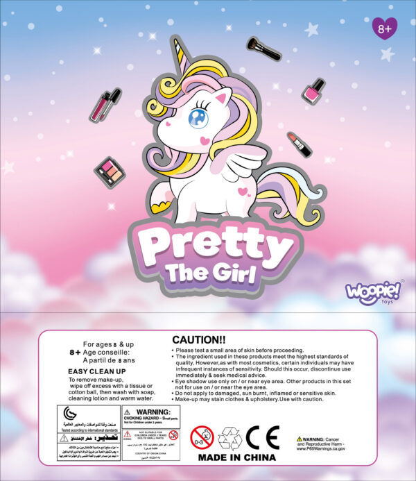 WOOPIE ART&FUN Zestaw do Makijażu Kosmetyczka w Kuferku 27 el. XXL SPA