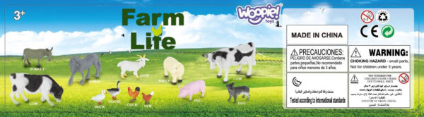 WOOPIE Zestaw Figurki Zwierzęta Farma 34 szt.