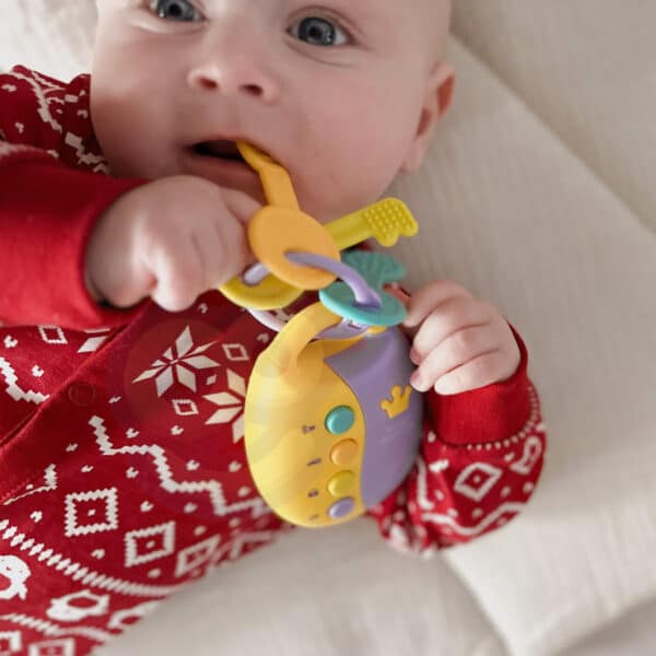 WOOPIE BABY Interaktywne Kluczki Samochodowe z Pilotem Gryzak 2w1 - 003