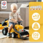 FALK Chodzik Jeździk Koparka Marcel z Przyczepką - 004
