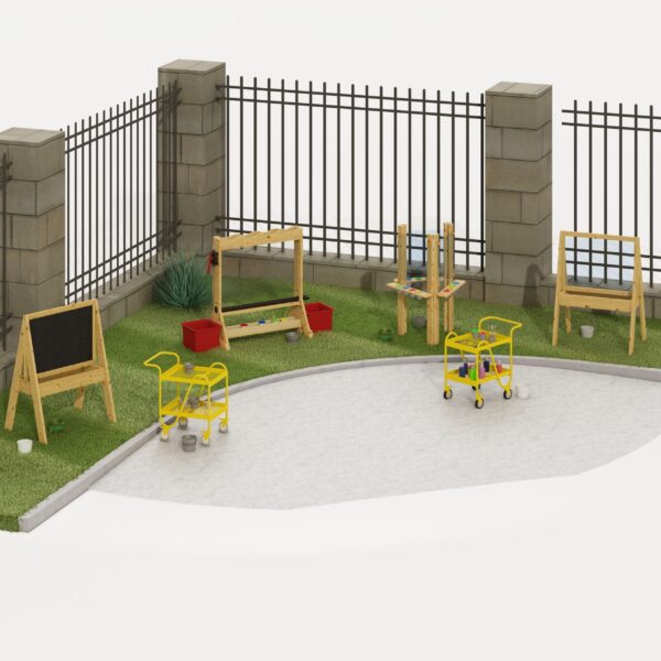 CLASSIC WORLD EDU Drewniana Tablica Kredowa Edukacyjna - 008