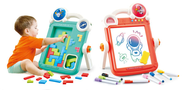 WOOPIE Dwustronna Tablica do Rysowania Gra Tetris 2w1 - 004