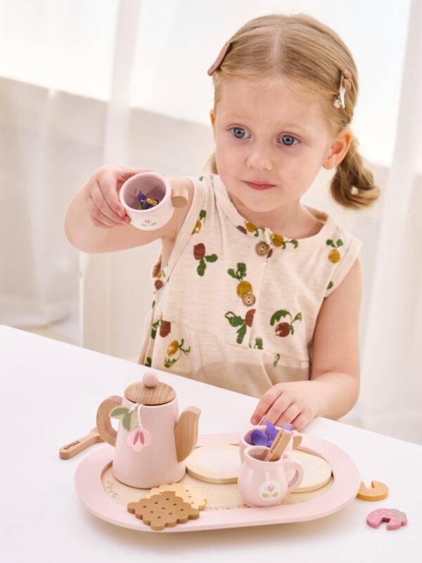 VIGA PolarB Drewniany Zestaw do Herbaty Herbaciana Fantazja