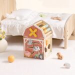 TOOKY TOY Drewniana Stodoła Aktywności Sorter Liczydło Montessori - 005