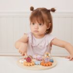 Edukacyjne koła zębate drewniana układanka Montessori - PolarB - 005