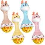 WOOPIE BABY Grzechotka Żyrafka Sensoryczna Gryzak z Muzyką Montessori 1 szt. - 001