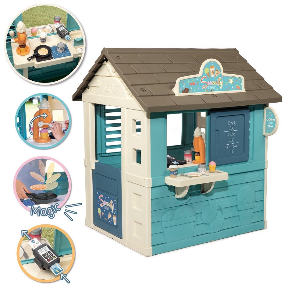 SMOBY Domek Ogrodowy Lodziarnia Sweety Corner - 001