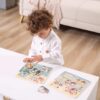 VIGA PolarB Drewniane Puzzle Zwierzęta z Pinezkami - 002