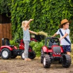 FALK Traktor na Pedały Valtra S4 z Łyżką i Przyczepą 3-7 lat - 003