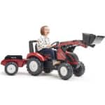 FALK Traktor na Pedały Valtra S4 z Łyżką i Przyczepą 3-7 lat - 008