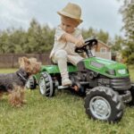 WOOPIE Traktor na Pedały Farmer GoTrac MAXI z Przyczepą Ciche Koła - 004