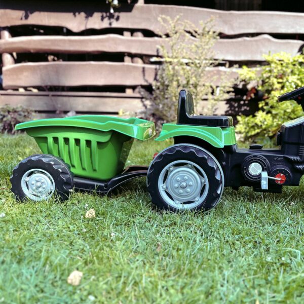 WOOPIE Traktor na Pedały Farmer GoTrac MAXI z Przyczepą Ciche Koła - 009