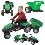 WOOPIE Traktor na Pedały Farmer GoTrac MAXI z Przyczepą Ciche Koła - 012