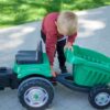 WOOPIE Traktor na Pedały Farmer GoTrac MAXI z Przyczepą Ciche Koła - 013
