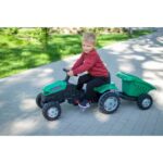 WOOPIE Traktor na Pedały Farmer GoTrac MAXI z Przyczepą Ciche Koła - 016