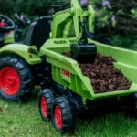 FALK Traktor na Pedały Claas Axos 330 z Koparką i Przyczepą 3-7 lat - 004