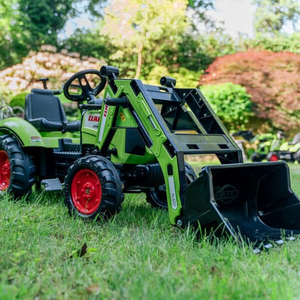 FALK Traktor na Pedały Claas Axos 330 z Koparką i Przyczepą 3-7 lat - 006