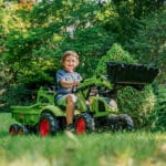 FALK Traktor na Pedały Claas Axos 330 z Koparką i Przyczepą 3-7 lat - 012