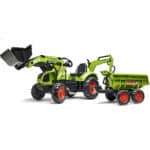 FALK Traktor na Pedały Claas Axos 330 z Koparką i Przyczepą 3-7 lat - 014