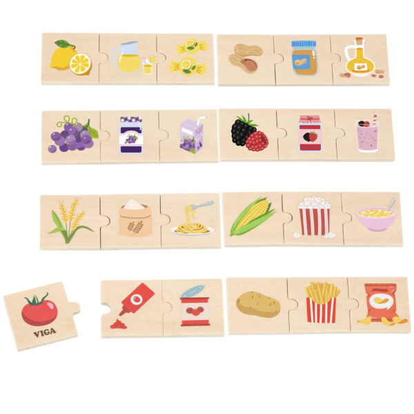 VIGA Zestaw Puzzli Odkrywaj Związki Między Naturą a Jedzeniem - 004