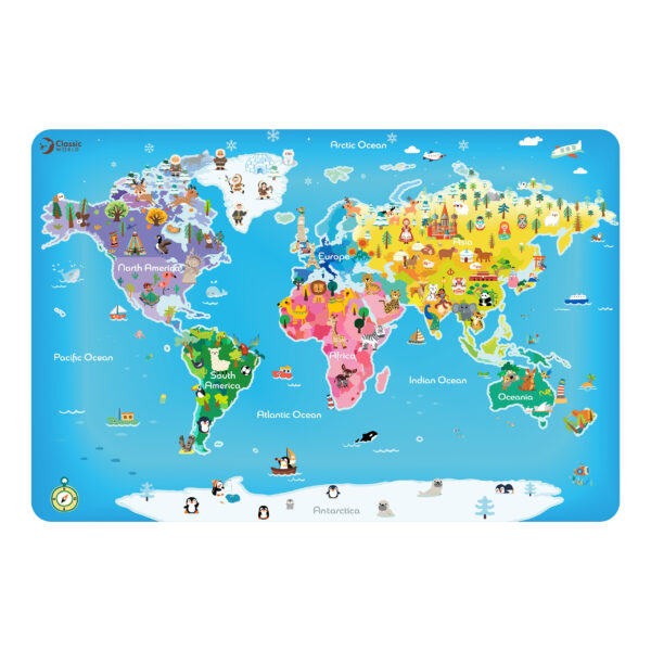 CLASSIC WORLD Puzzle Mapa Świata - 002