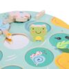 Drewniana Układanka Sensoryczna Liść Lotosu Classic World – Sorter Montessori 3+ - 006