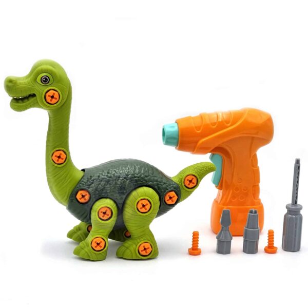 WOOPIE Dinozaur do Skręcania Zestaw Konstrukcyjny + Wiertarka 31 el. - 002