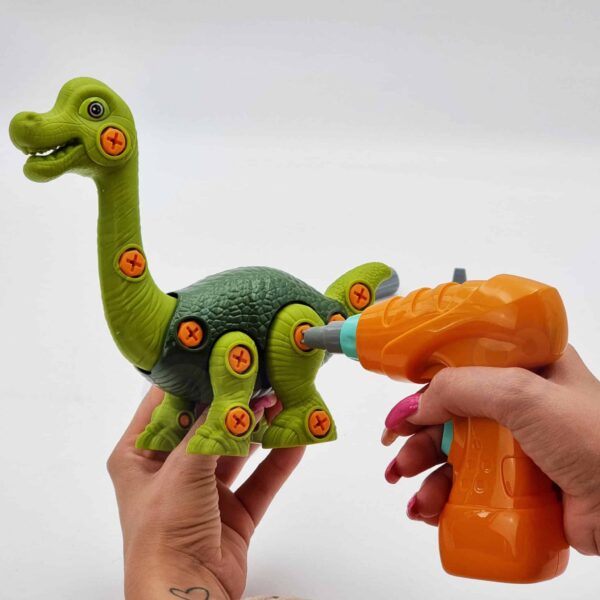 WOOPIE Dinozaur do Skręcania Zestaw Konstrukcyjny + Wiertarka 31 el. - 003