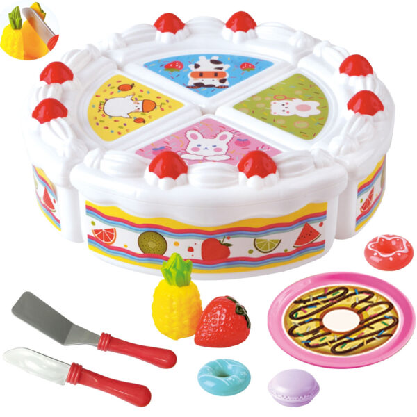 WOOPIE Tort Urodzinowy i Owoce do Krojenia ze Słodkościami - 001