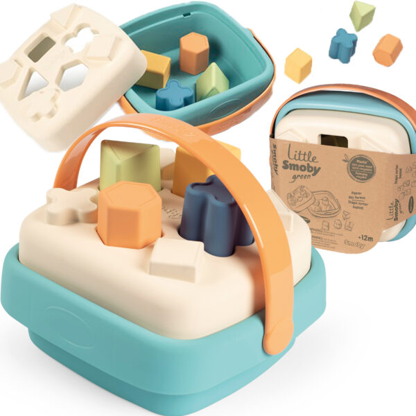 SMOBY Little Green Sorter w Koszyku Bioplastik - 001