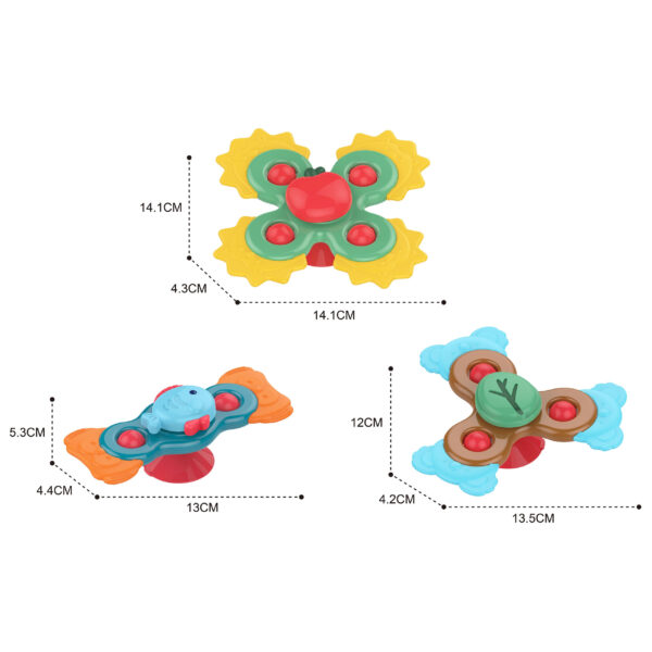 WOOPIE BABY Spiner Zabawka Sensoryczna Edukacyjna 3w1 Kolorowe - 013