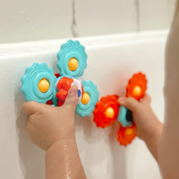 WOOPIE BABY Gryzak Spinner Wirujący z Przyssawką Zestaw 3 szt - 003