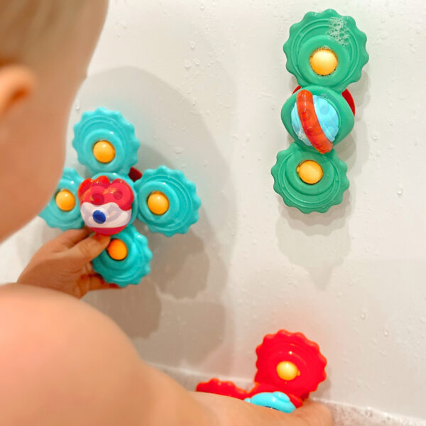 WOOPIE BABY Gryzak Spinner Wirujący z Przyssawką Zestaw 3 szt - 004