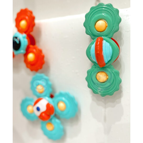 WOOPIE BABY Gryzak Spinner Wirujący z Przyssawką Zestaw 3 szt - 005