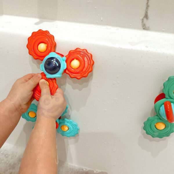 WOOPIE BABY Gryzak Spinner Wirujący z Przyssawką Zestaw 3 szt - 007