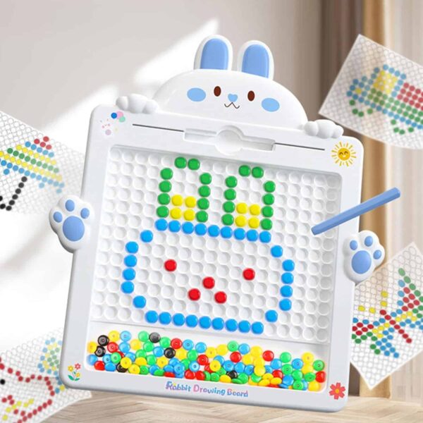 Tablica magnetyczna dla dzieci Montessori MagPad Królik - Woopie - 009