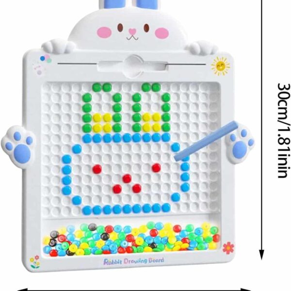 Tablica magnetyczna dla dzieci Montessori MagPad Królik - Woopie - 011
