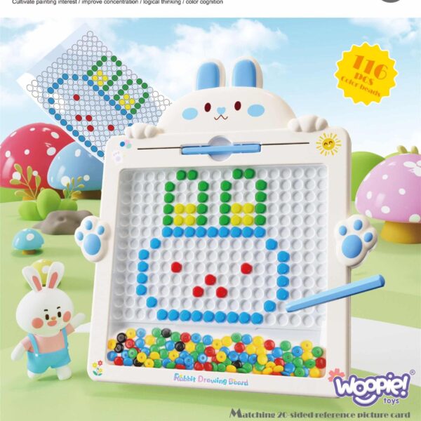 Tablica magnetyczna dla dzieci Montessori MagPad Królik - Woopie - 013