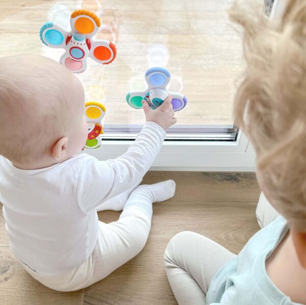 WOOPIE BABY Spinner Zabawka Sensoryczna Rakieta Kosmita Ufo 3 szt. - 003