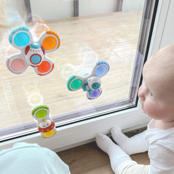 WOOPIE BABY Spinner Zabawka Sensoryczna Rakieta Kosmita Ufo 3 szt. - 004