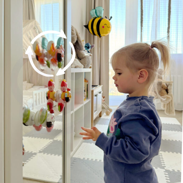 WOOPIE BABY Spinner Zabawka Sensoryczna Pszczoła Kurczak Królik Wymienne 3 szt. - 002