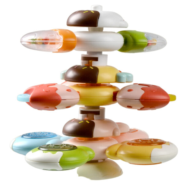 WOOPIE BABY Spinner Zabawka Sensoryczna Pszczoła Kurczak Królik Wymienne 3 szt. - 008