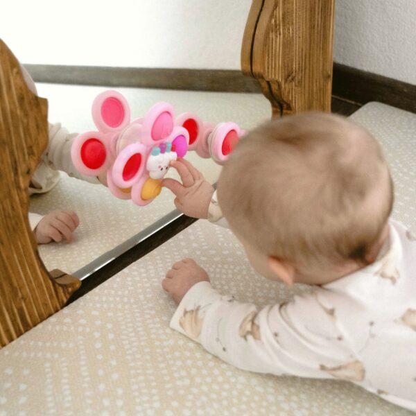 WOOPIE BABY Kosmiczny Spinner Pop-it  Zabawka Sensoryczna  Wymienne 3 szt Różowy. - 003