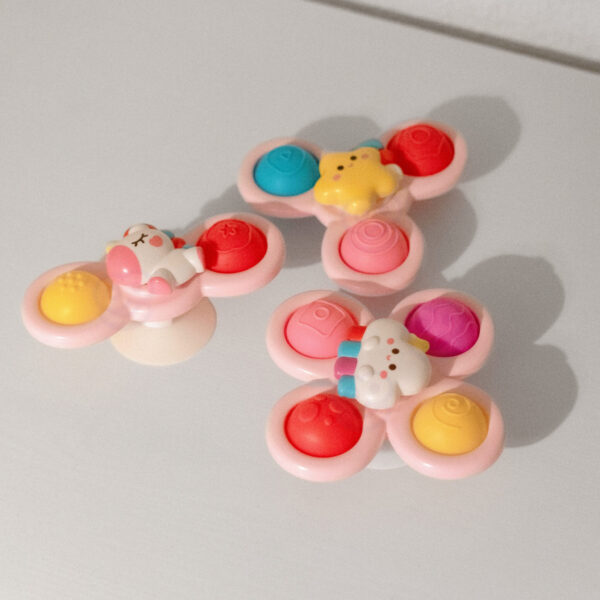 WOOPIE BABY Kosmiczny Spinner Pop-it  Zabawka Sensoryczna  Wymienne 3 szt Różowy. - 005