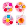 WOOPIE BABY Kosmiczny Spinner Pop-it  Zabawka Sensoryczna  Wymienne 3 szt Różowy. - 007