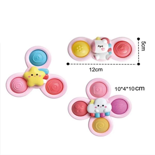 WOOPIE BABY Kosmiczny Spinner Pop-it  Zabawka Sensoryczna  Wymienne 3 szt Różowy. - 009