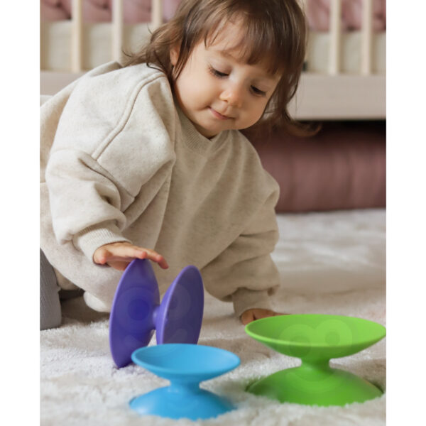 WOOPIE BABY Kolorowa Wieża Układanka Piramidka Edukacyjna 18m+ - 006