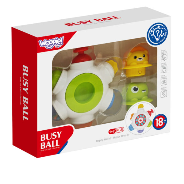 WOOPIE BABY Kosmiczna Rakieta Aktywności - Edukacyjna Kostka Sensoryczna 18m+ - 008